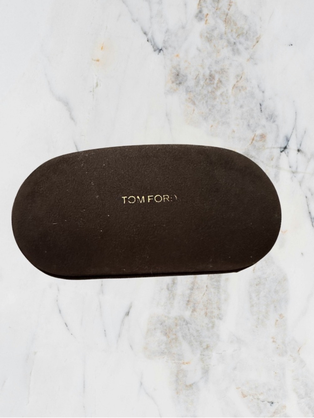 Tom Ford Dark Brown Eyeglass Case AND Sunglasses